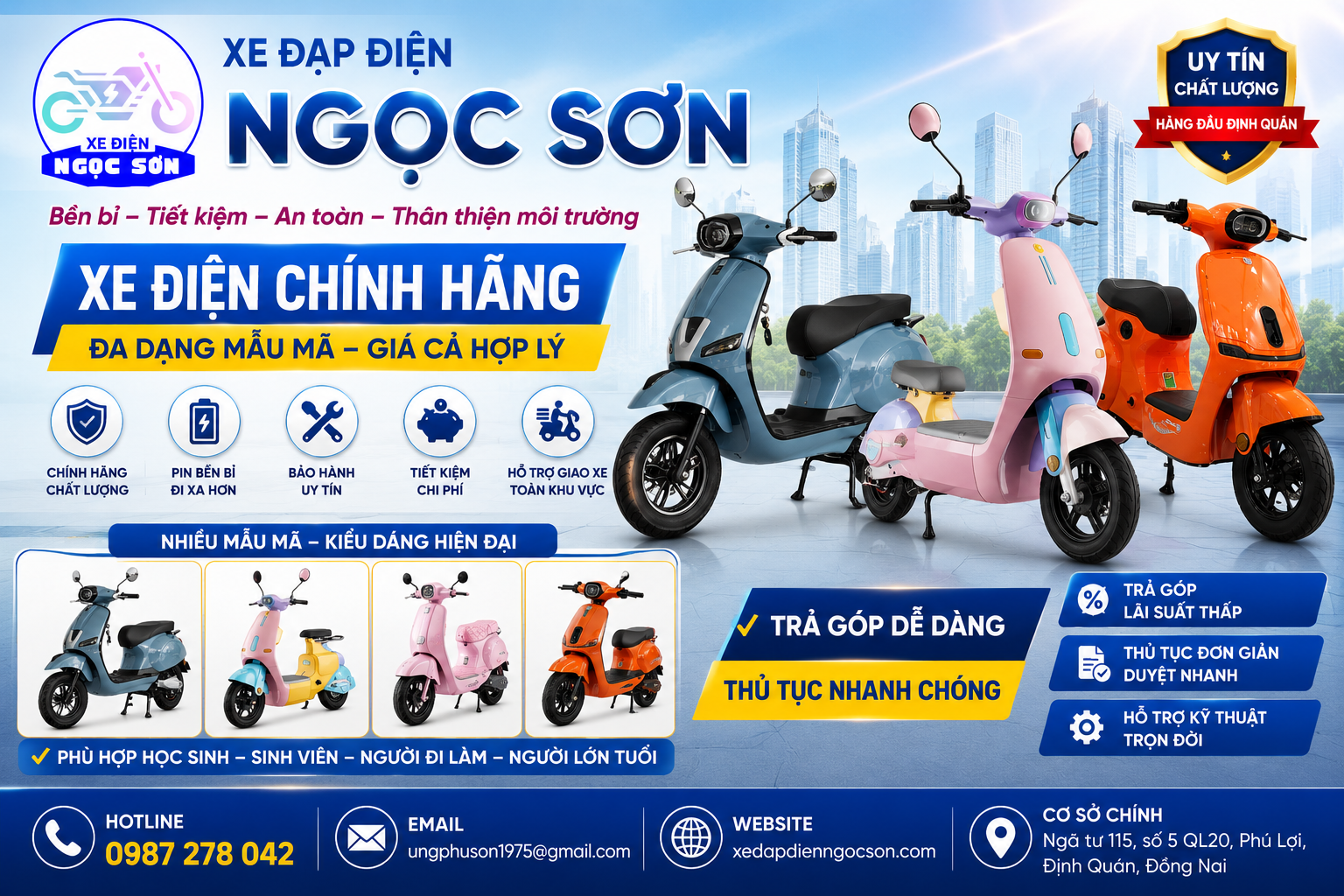 mua xe đạp điện giá rẻ định quán đồng nai